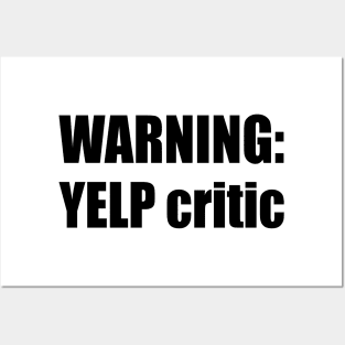 WARNING: Yelp critic - Cartman South Park Posters and Art